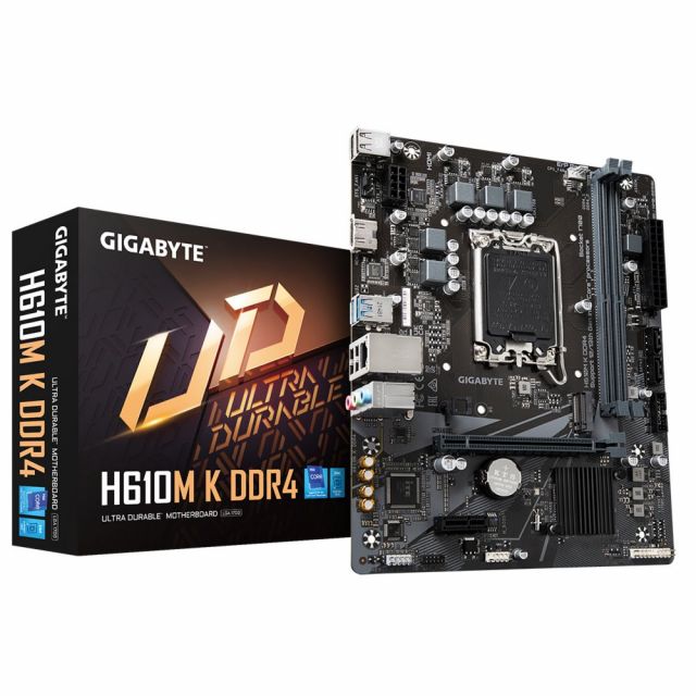 Gigabyte H610M-K | Socket LGA 1700 | Intel H610 | 2xDDR4 | Micro-ATX | Moederbord