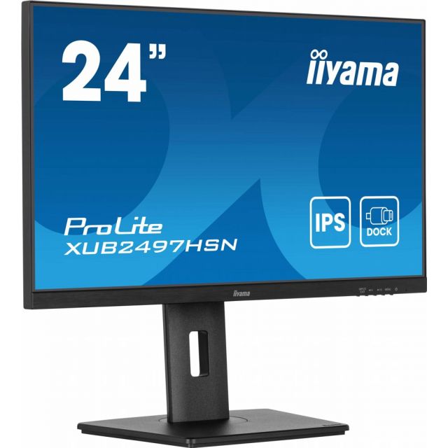 iiyama ProLite XUB2497HSN-B2 23.8" | 1920 x 1080 IPS | 100Hz | USB-C-Hub | Monitor