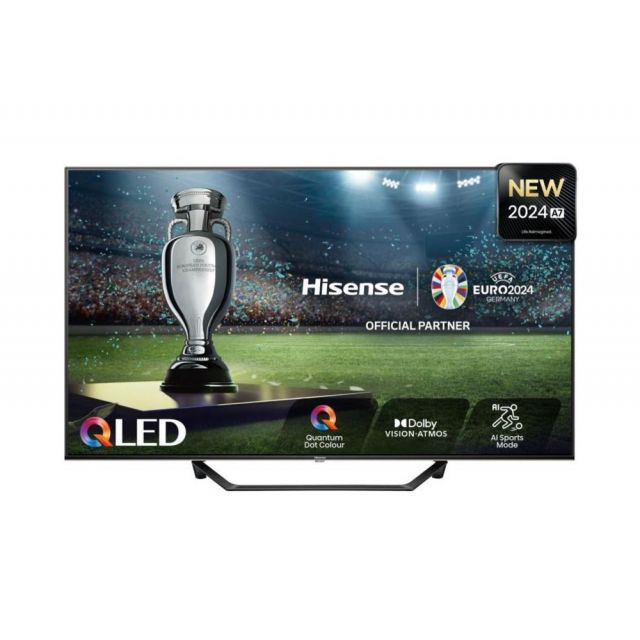 TV Hisense 55" 4K QLED Smart TV Zwart